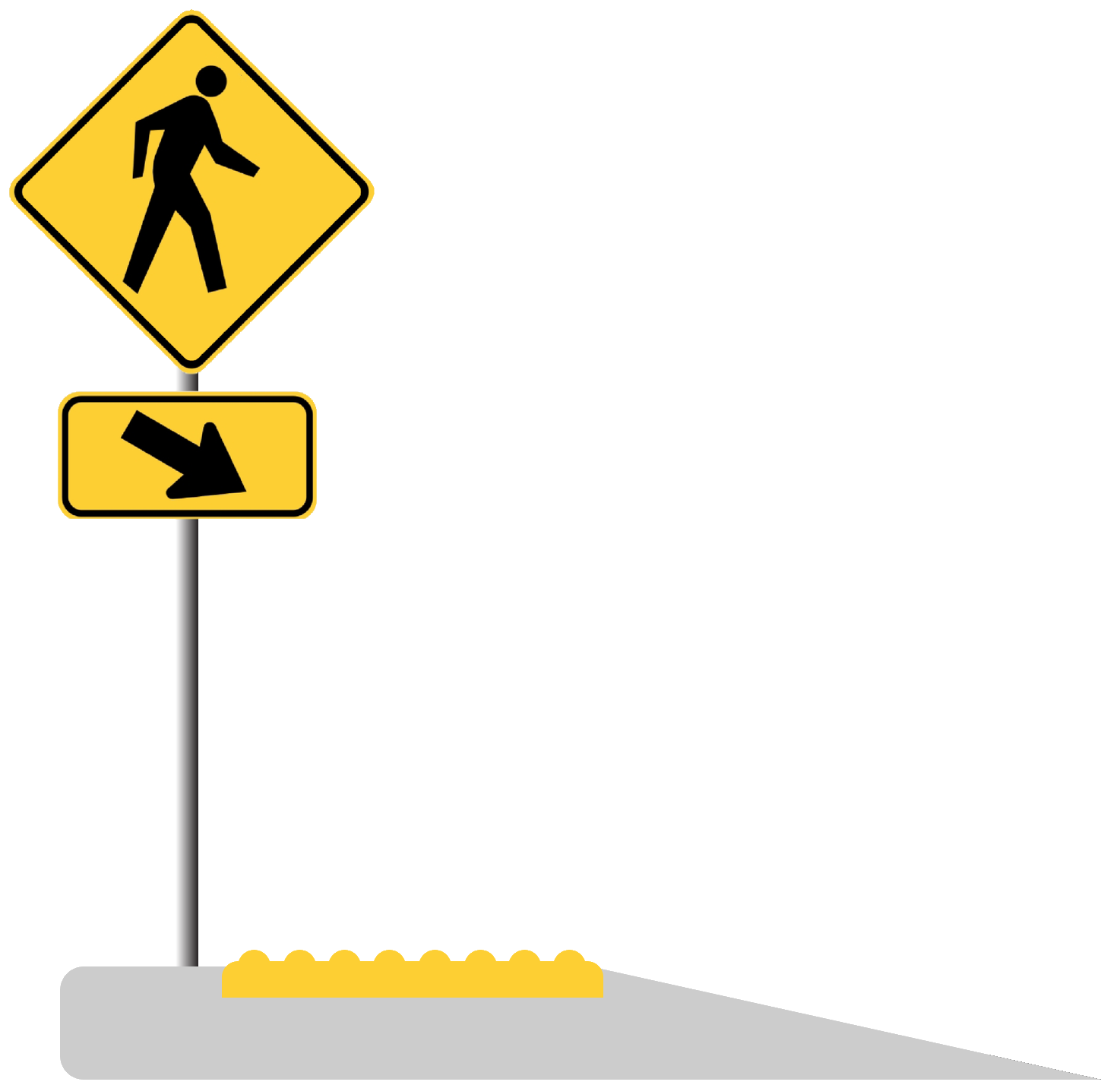 curb ramp icon