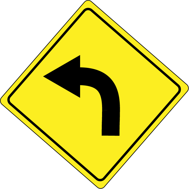 Curve Warning Sign