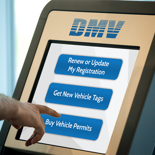 DMV Kiosk simulation