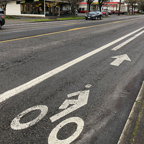 Photo: bike lane