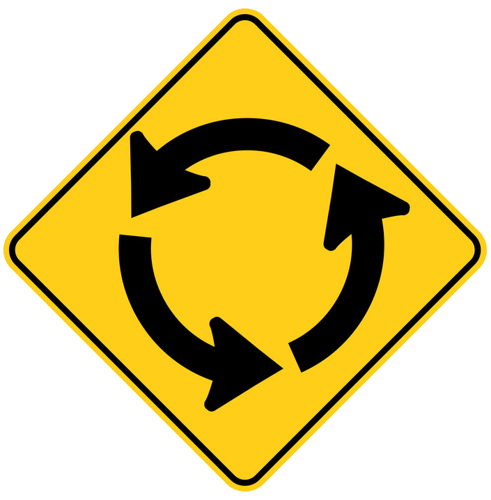 roundabout sign