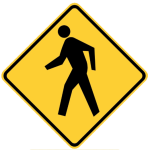 pedestrian crossing icon