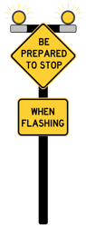 intersection warning  sign icon