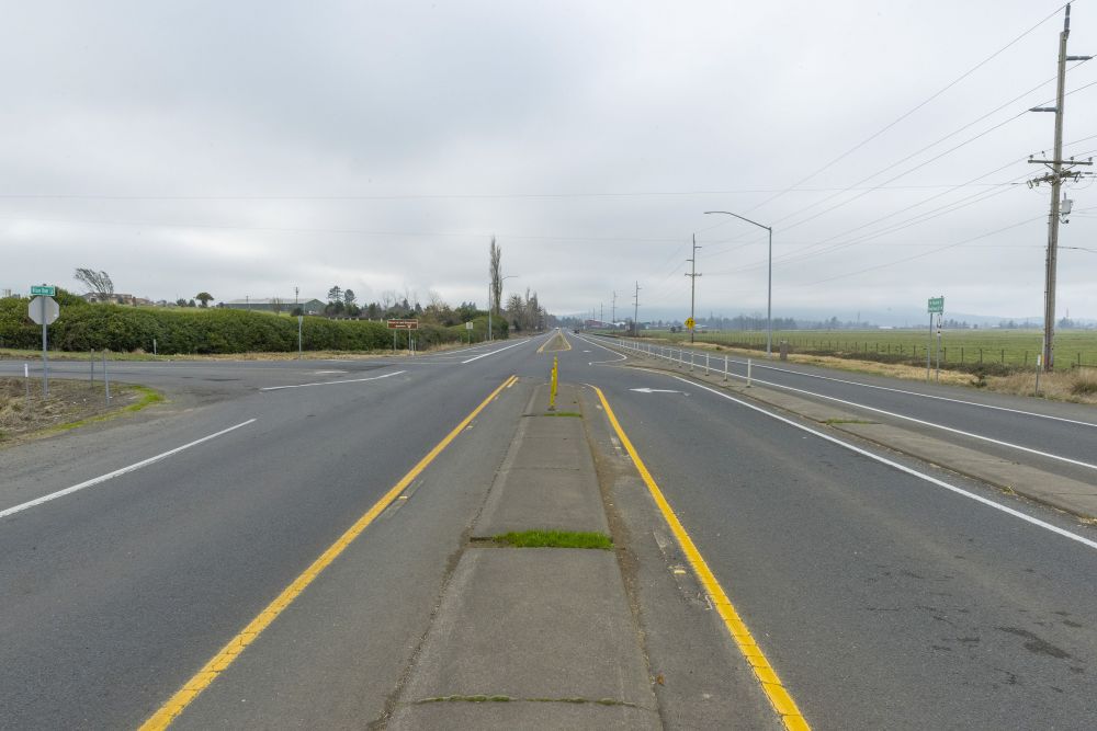 Photo of OR 6 and Wilson River Loop intersection