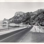 A historic view looking east approaching Mitchell …