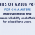 Benefits of value pricing